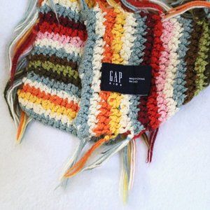 GAP Kids Reversible Knit Fringe Scarf